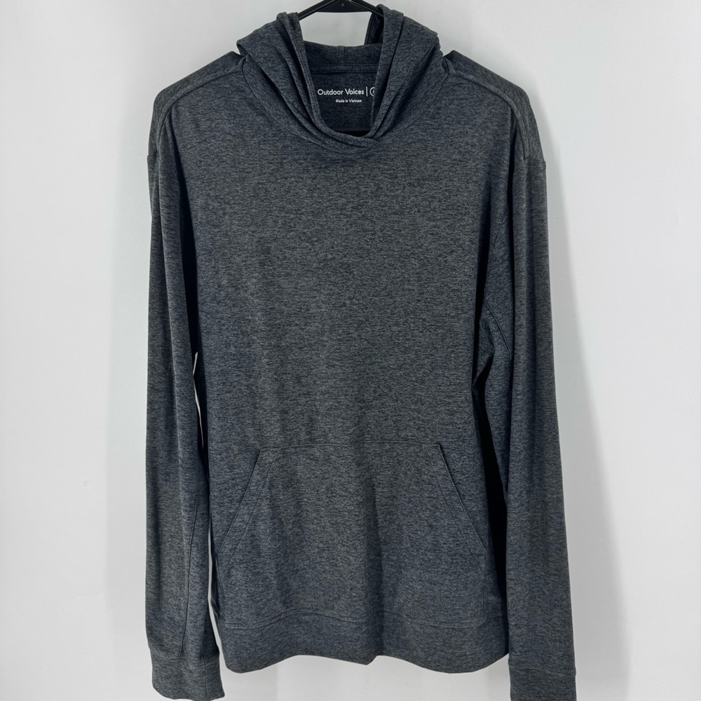 Outdoor Voices Lightweight Charcoal Pullover/‎ Hoodie
